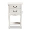 Baxton Studio Gabrielle White-Finished 2-Drawer Wood Nightstand 162-10260 - alternate 6